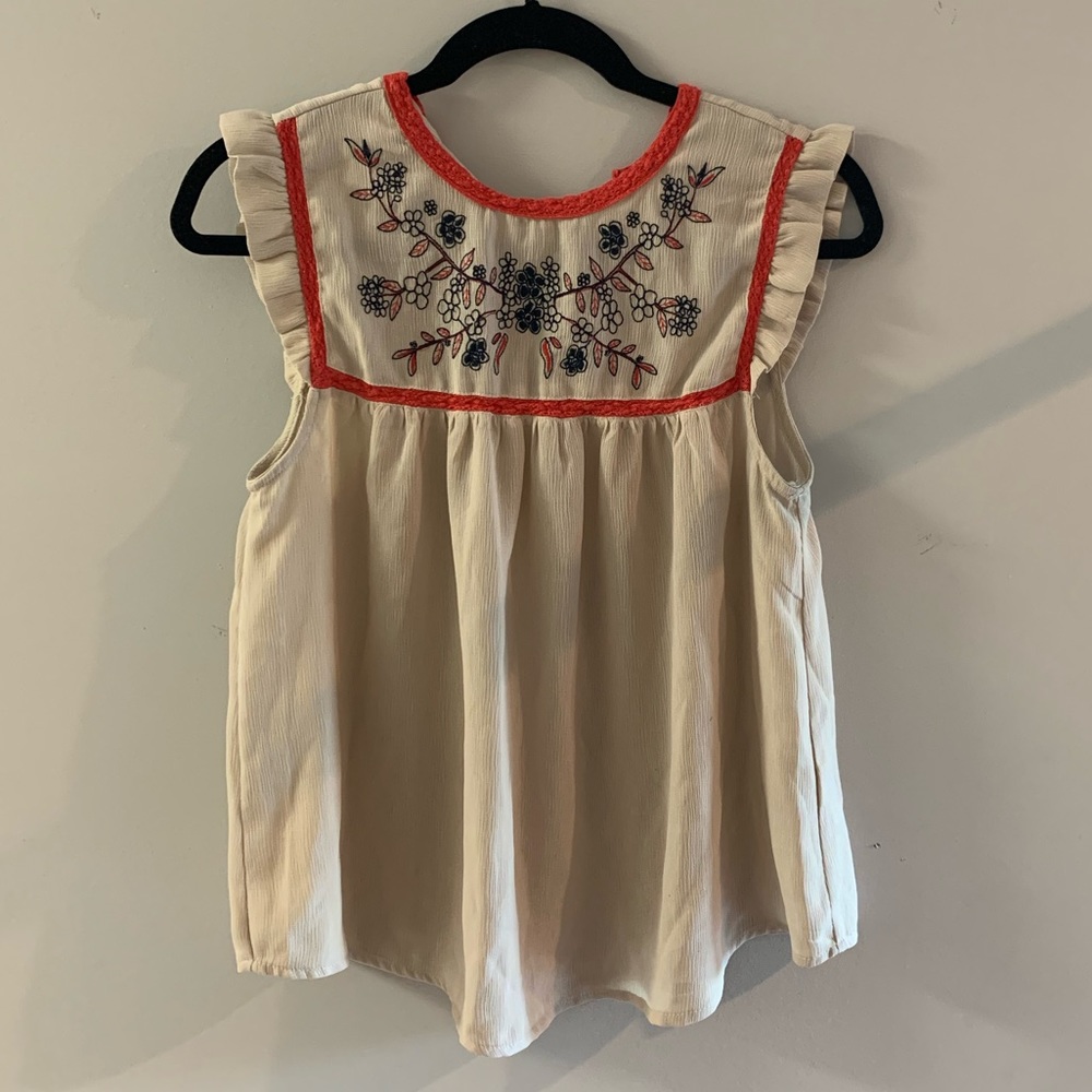 Floral Embroidered Blouse